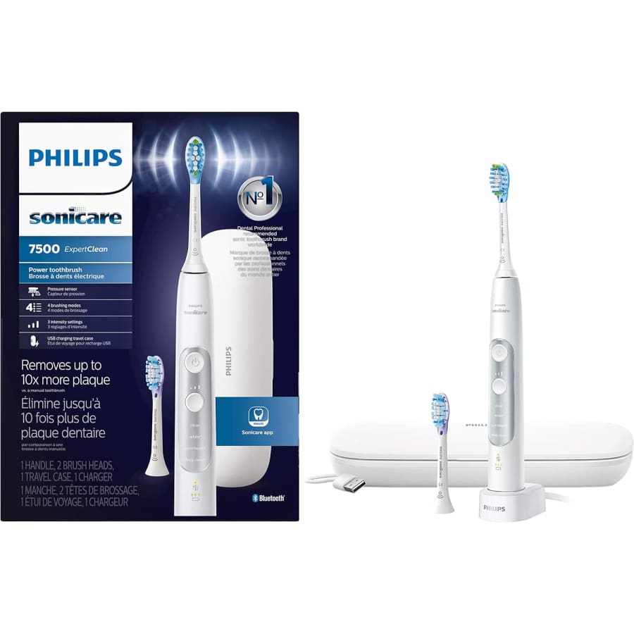 Philips Sonicare ExpertClean 7500 Electric Toothbrush: $100 w/ Prime