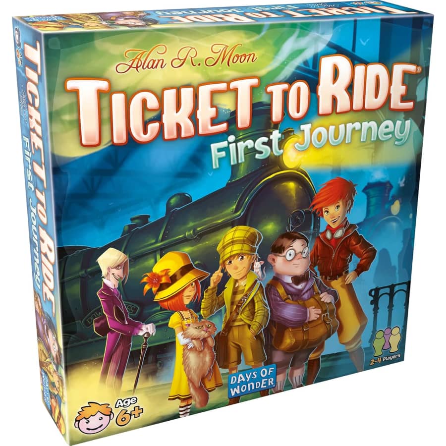 Ticket to Ride First Journey Board Game: $19.99 Ticket to Ride First Journey Board Game: $19.99