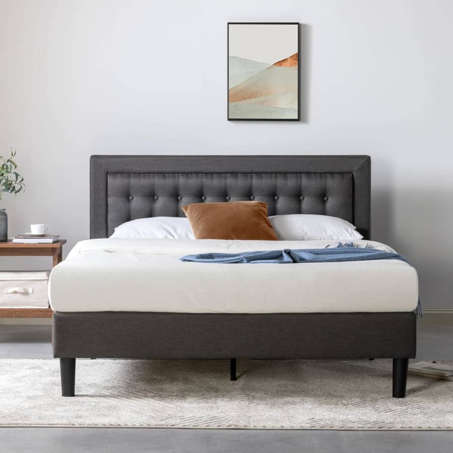 Zinus Dachelle Upholstered Platform King Bed Frame: $107.18 Zinus Dachelle Upholstered Platform King Bed Frame: $107.18