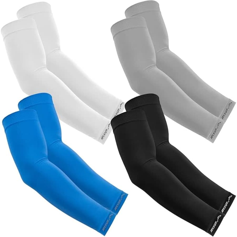 Apexup Cooling Arm Sleeves 4-Pack: $6.29
