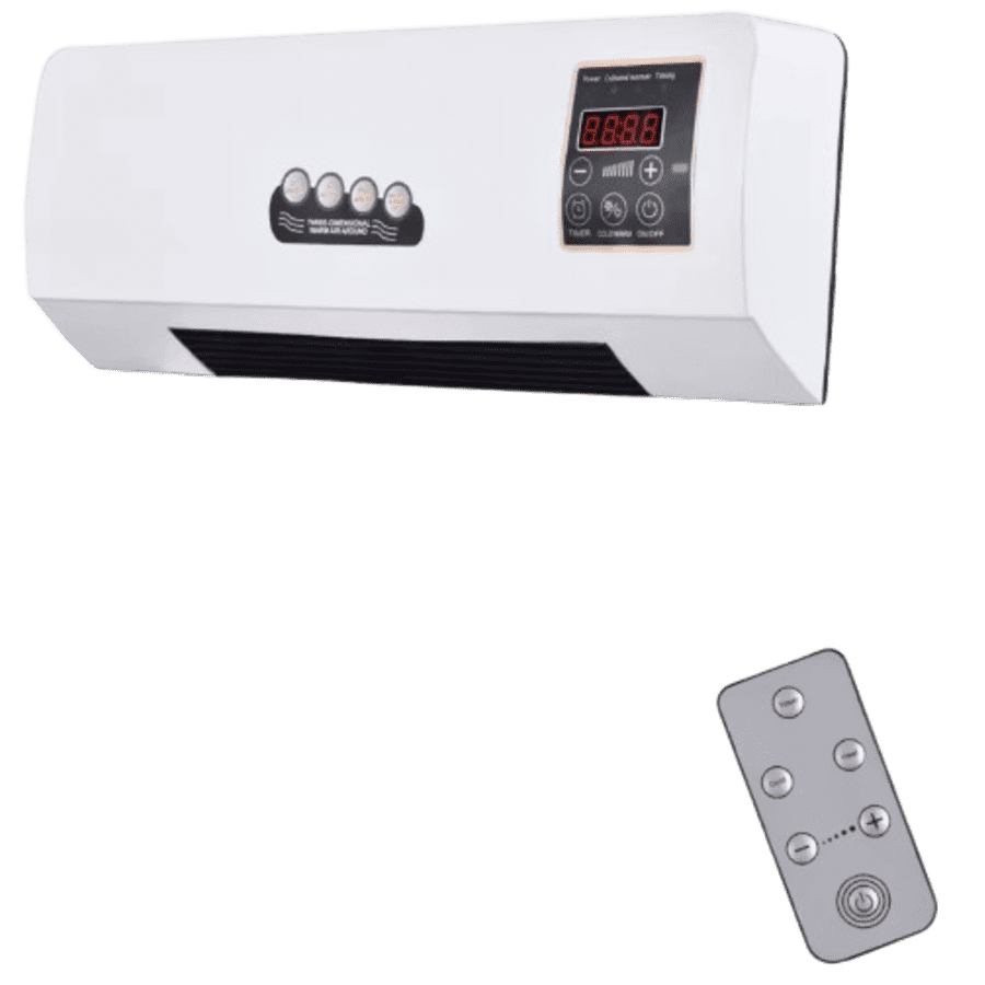 2-in-1 Heater and Fan Combo: $23