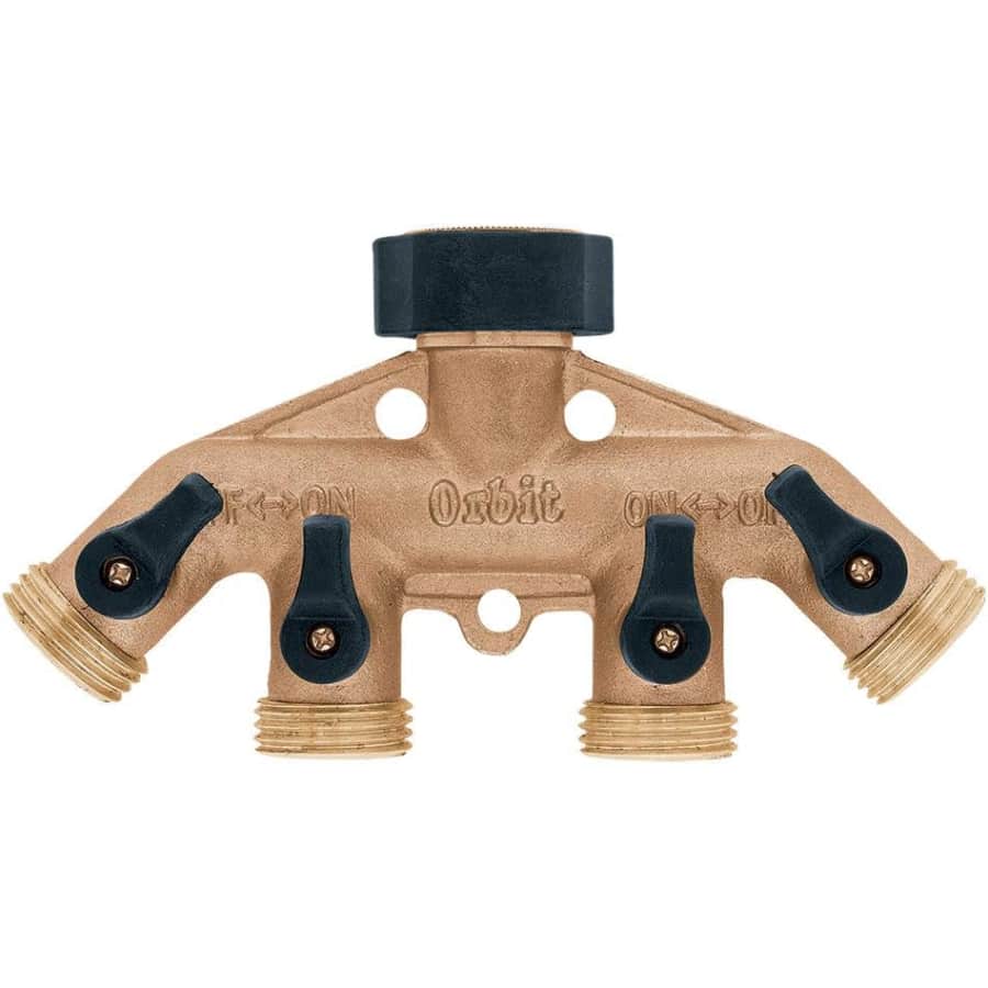Orbit 62010N Brass Hose Faucet Manifold: $12 w/ Prime Orbit 62010N Brass Hose Faucet Manifold: $12 w/ Prime