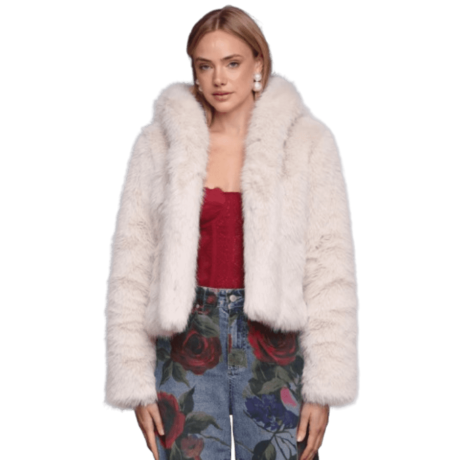 Avec Les Filles Women's Faux Fur Jacket: $99 Avec Les Filles Women's Faux Fur Jacket: $99