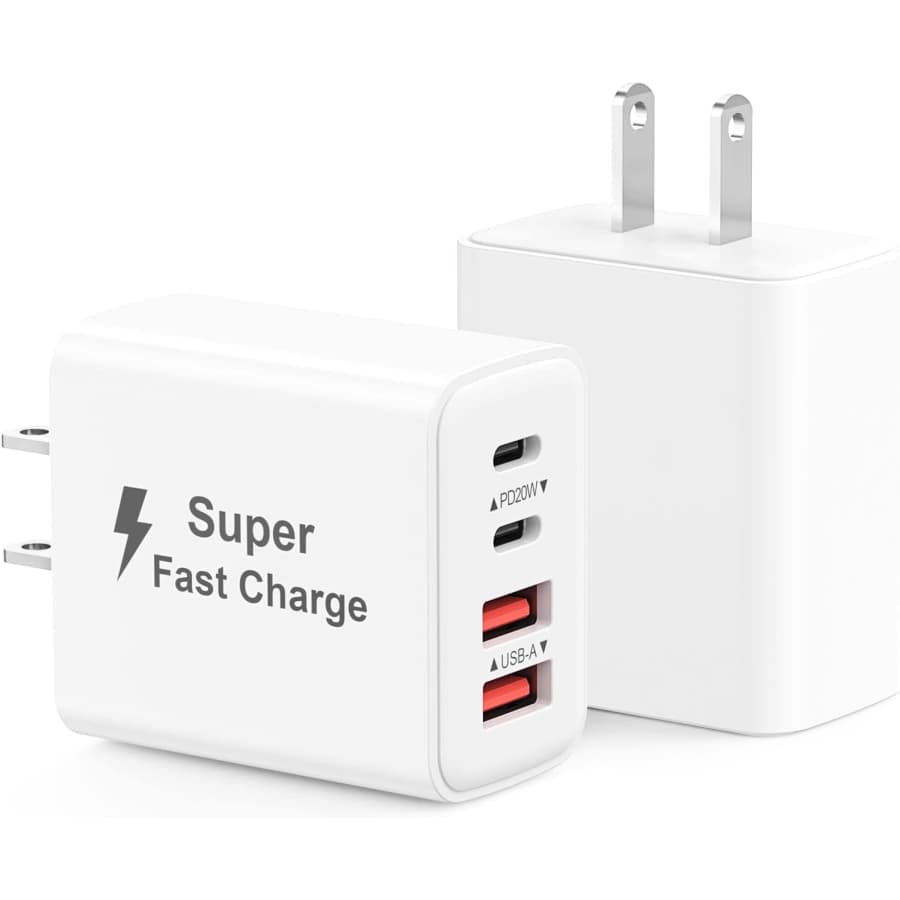 MateStar USB-A/USB-C 4-Port Charger 2-Pack: $14