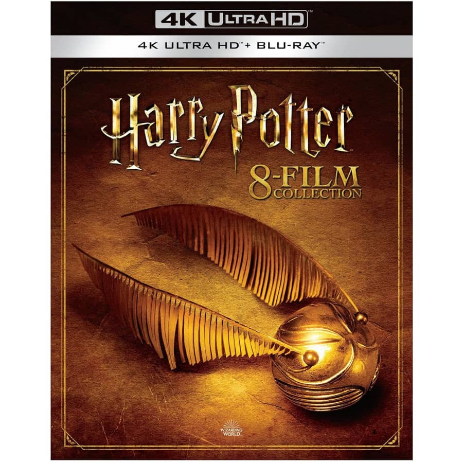 Harry Potter: 8-Film Collection on 4K UHD + Blu-ray: $56 Harry Potter: 8-Film Collection on 4K UHD + Blu-ray: $56