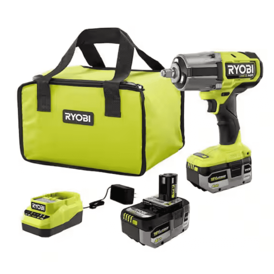 Ryobi One+ HP 18V Brushless Cordless 4-Mode 1/2" High Torque Impact Wrench Kit: $179