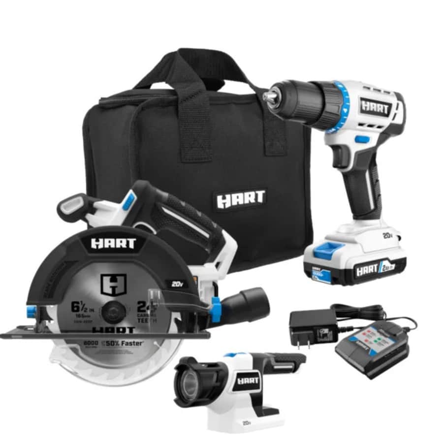 Hart 20V 3-Tool Combo Kit: $59 Hart 20V 3-Tool Combo Kit: $59