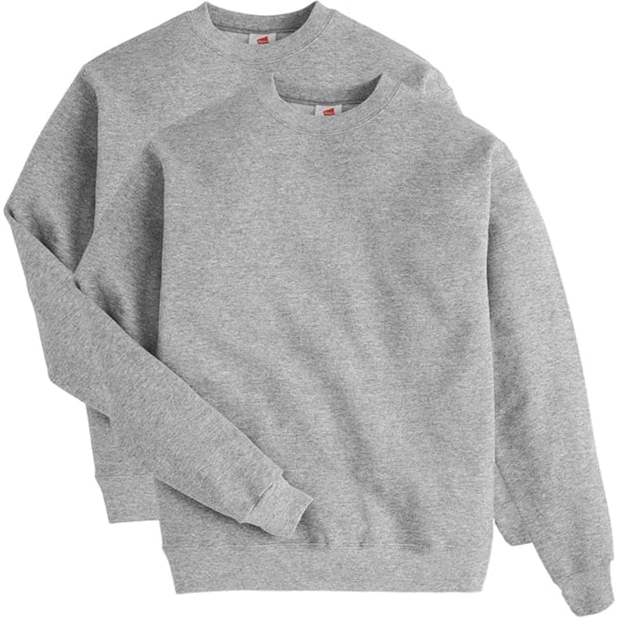 Hanes Men's EcoSmart Fleece Crewneck Sweatshirt 2-Pack: $25 Hanes Men's EcoSmart Fleece Crewneck Sweatshirt 2-Pack: $25