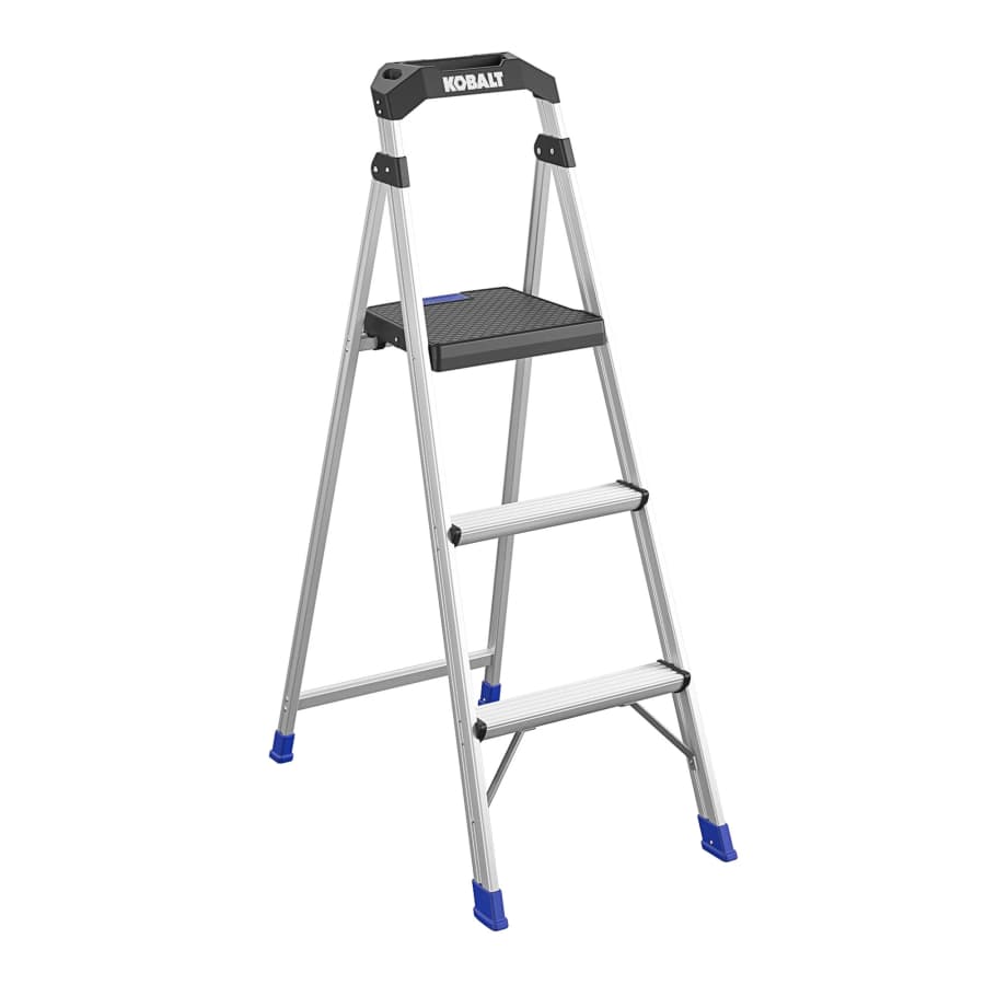 Kobalt 3-Step 250-lb Capacity Aluminum Foldable Step Stool: $78.98