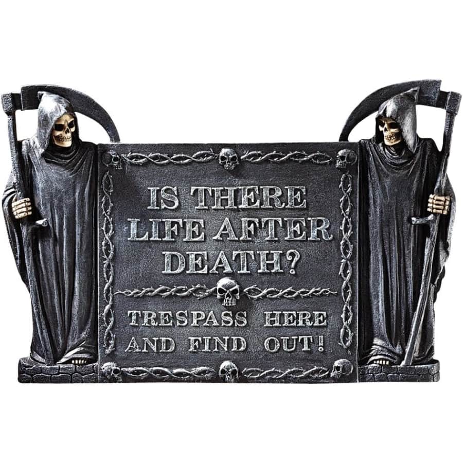 Design Toscano No Trespassing Wall Sculpture: $19