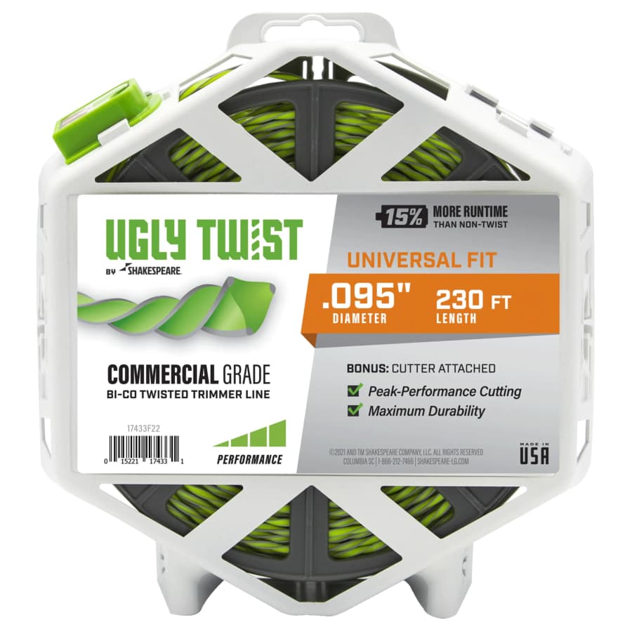 Shakespeare 230-Foot Ugly Twist Spooled Trimmer Line: $7 Shakespeare 230-Foot Ugly Twist Spooled Trimmer Line: $7