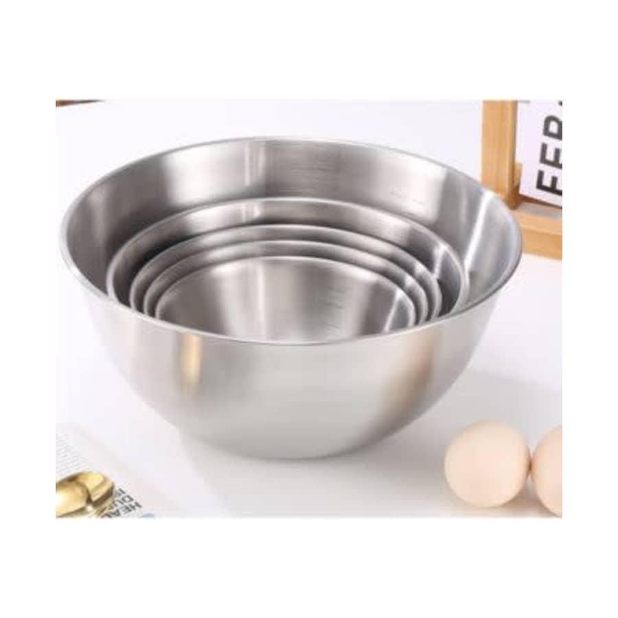 Art & Cook 5-Piece Nesting Stainless Steel Bowl Set: $25.93