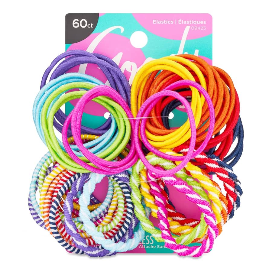Goody Kids Ouchless Elastic Hair Ties 60ct: $3 Goody Kids Ouchless Elastic Hair Ties 60ct: $3