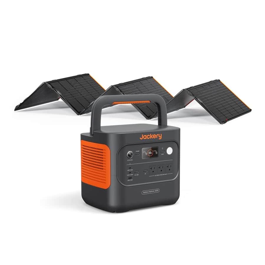 Jackery Explorer 3000 v2 Portable Power Station + 500W Solar Panel: $1,899 Jackery Explorer 3000 v2 Portable Power Station + 500W Solar Panel: $1,899