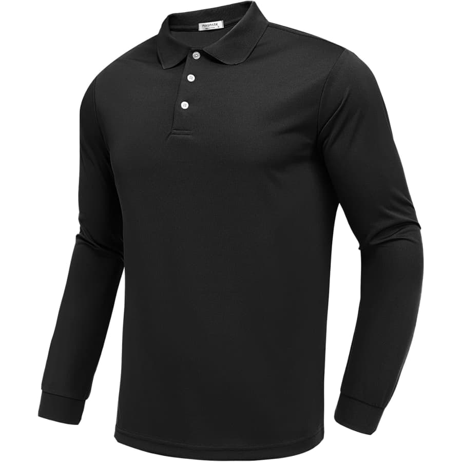 Pinspark Men's Long Sleeve Polo Shirt: $7.12 Pinspark Men's Long Sleeve Polo Shirt: $7.12
