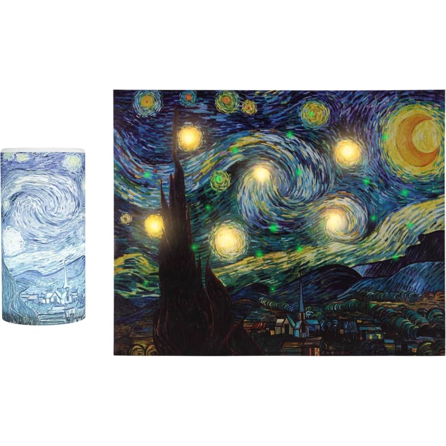 Lighted Van Gogh Wall Art Set: $7.55 Lighted Van Gogh Wall Art Set: $7.55