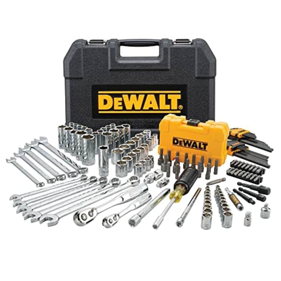 DEWALT 142-Piece Mechanics Tools Kit, 1/4 & 3/8 Drive: $104 DEWALT 142-Piece Mechanics Tools Kit, 1/4 & 3/8 Drive: $104