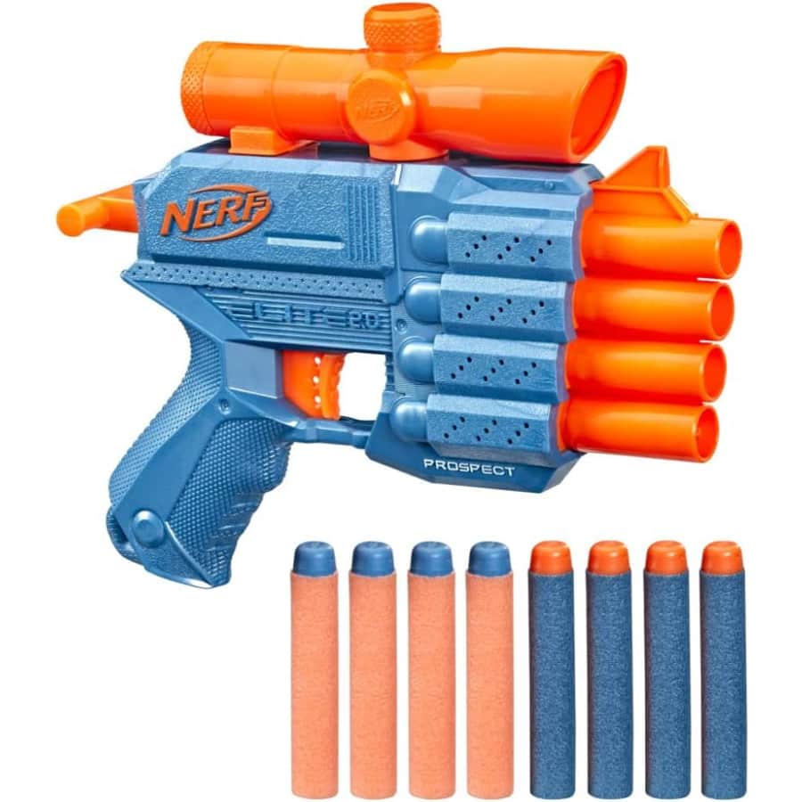 Nerf Elite 2.0 Prospect QS-4 Blaster: $4.99