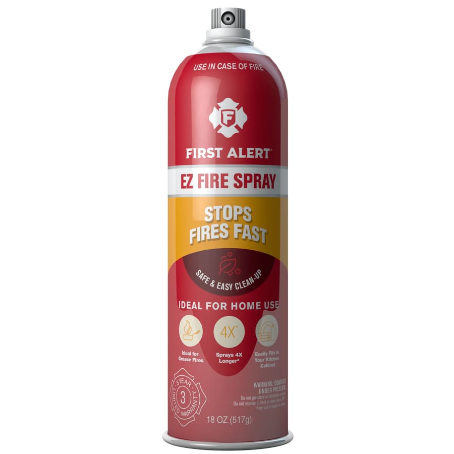 First Alert Multipurpose Residential Fire Extinguishing Spray: $9.98 First Alert Multipurpose Residential Fire Extinguishing Spray: $9.98