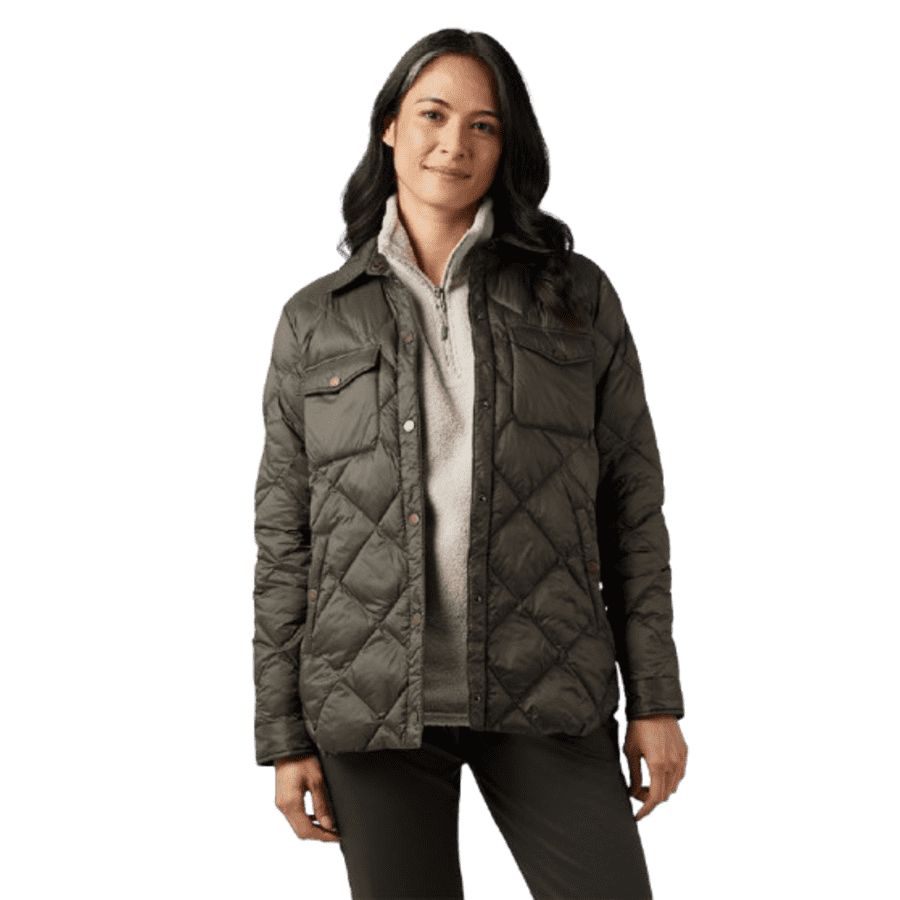 32 Degrees Women's Lightweight Poly-Fill Shirt Jacket: $18 32 Degrees Women's Lightweight Poly-Fill Shirt Jacket: $18