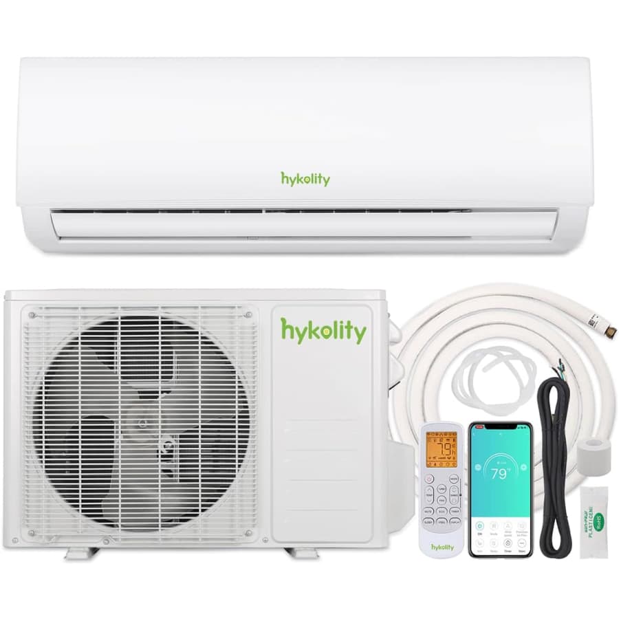 Hykolity 12,000-BTU WiFi Mini Split Air Conditioner & Heater: $560 Hykolity 12,000-BTU WiFi Mini Split Air Conditioner & Heater: $560
