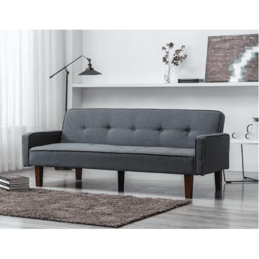 Kinwell Nathalia 75" Linen 3-Seater Twin Sleeper Sofa: $233 Kinwell Nathalia 75" Linen 3-Seater Twin Sleeper Sofa: $233