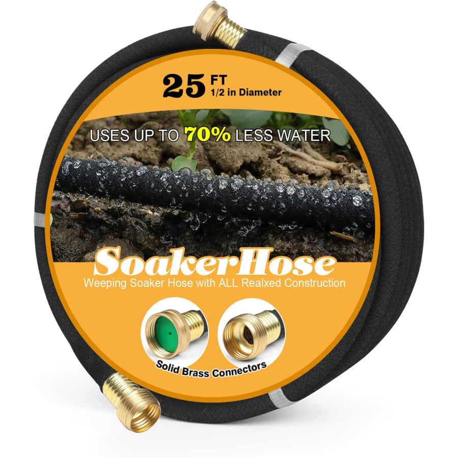 25-Foot Soaker Hose: $9.99