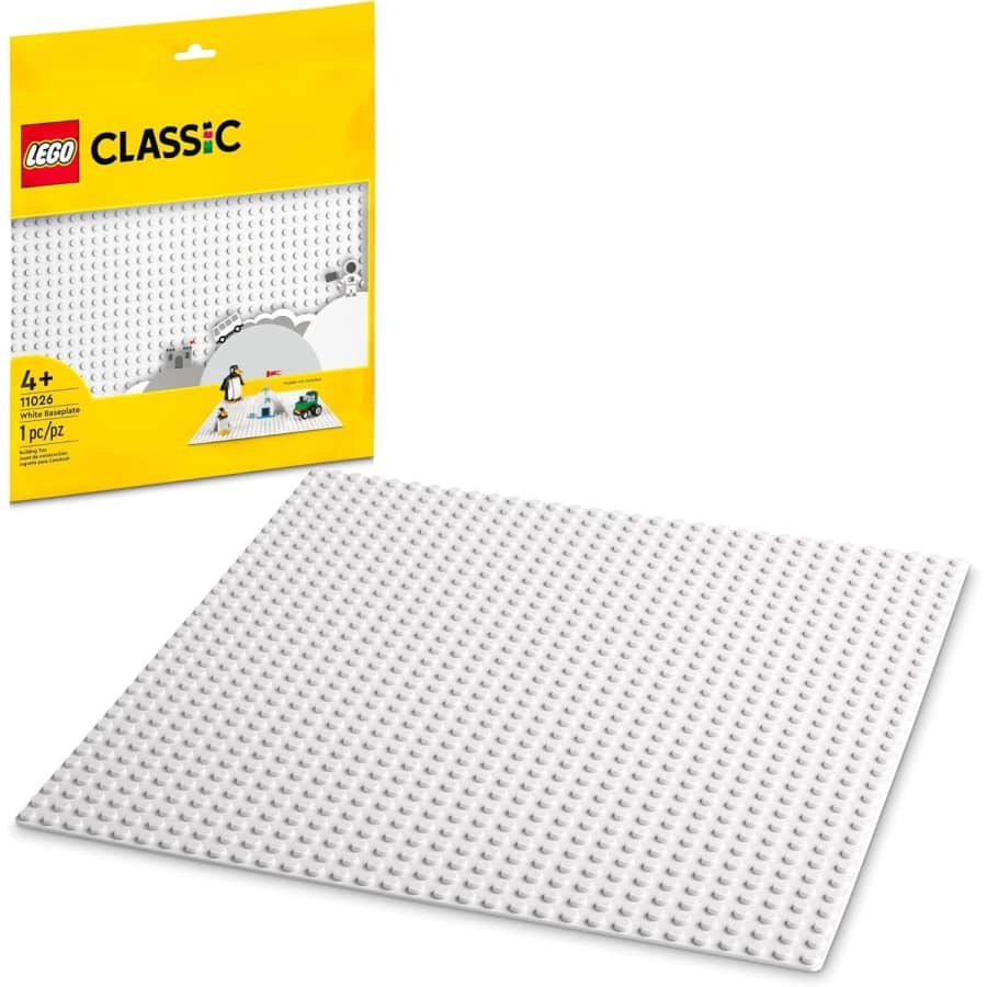 LEGO Classic White Baseplate: $5