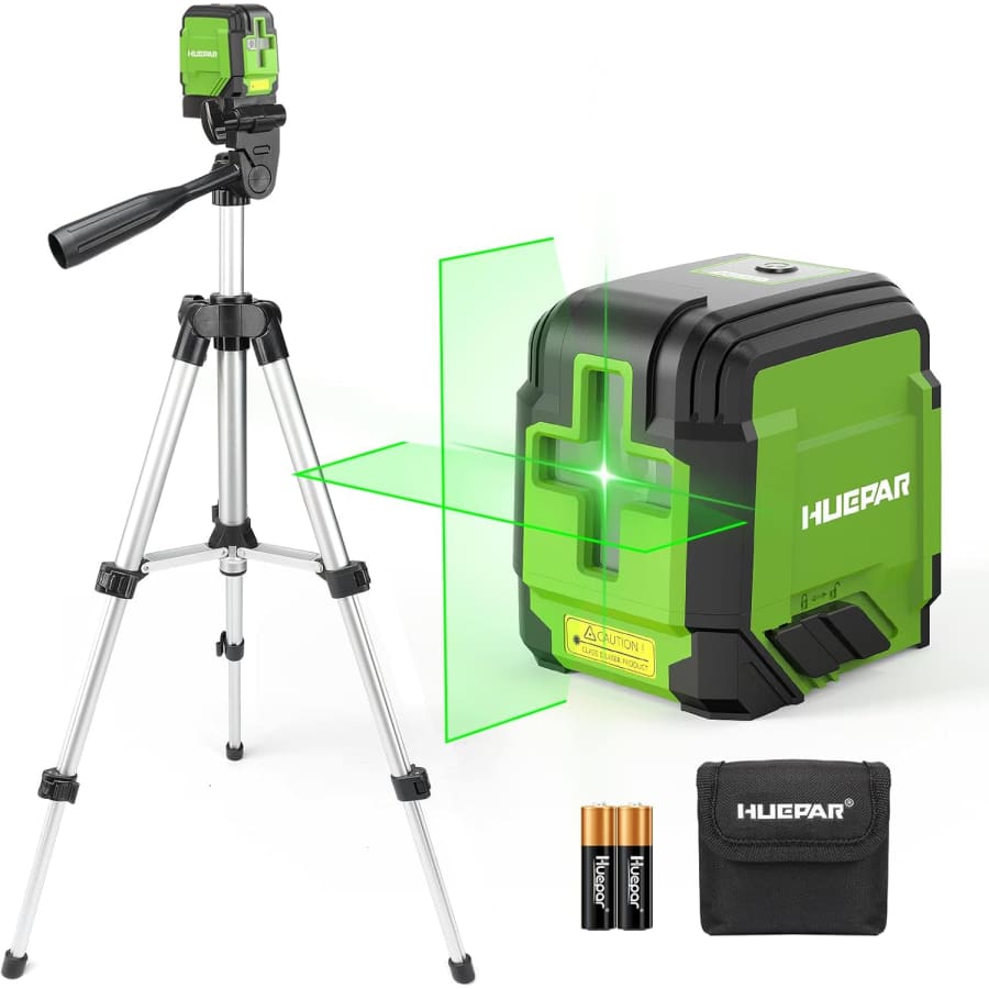 Laser Level with Tripod: $30 Laser Level with Tripod: $30