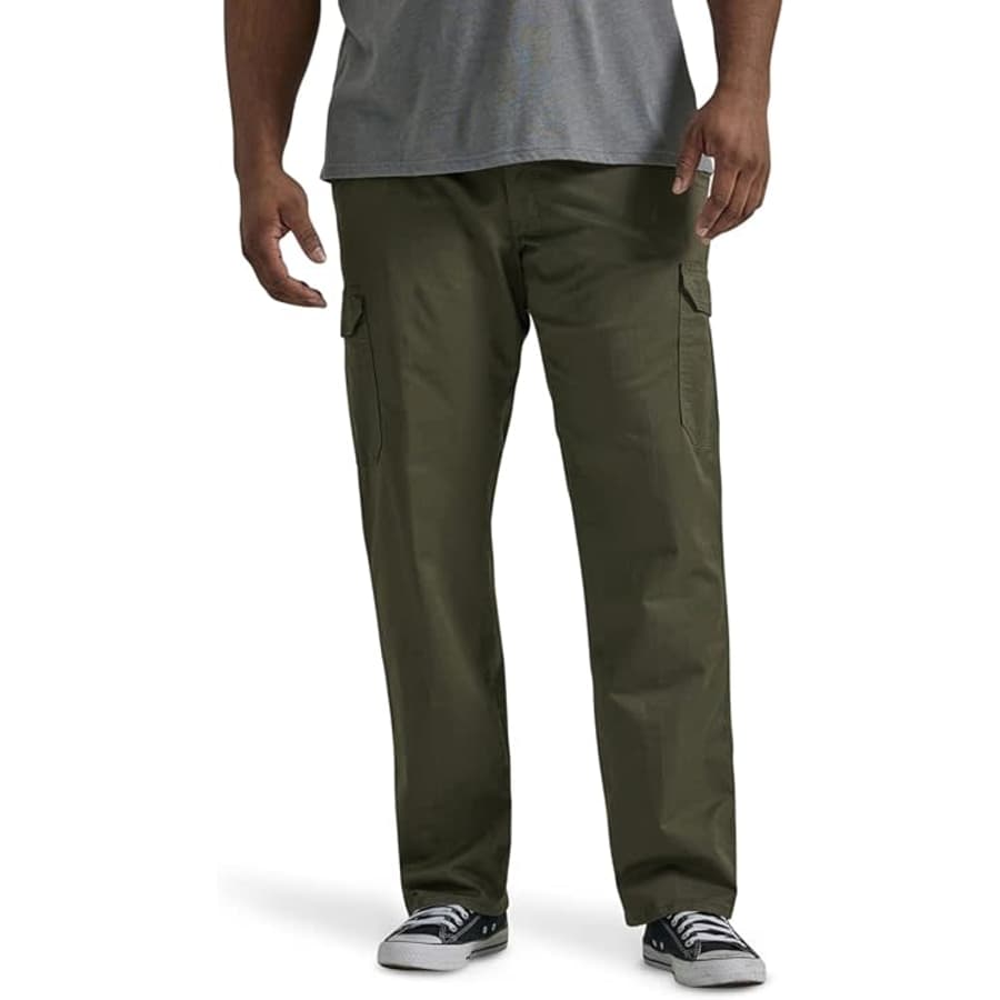 Lee Men's Big and Tall Extreme Motion Twill Cargo Pants: $20 Lee Men's Big and Tall Extreme Motion Twill Cargo Pants: $20