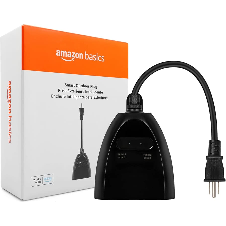 Amazon Basics 2-Outlet Outdoor Smart Plug: $17