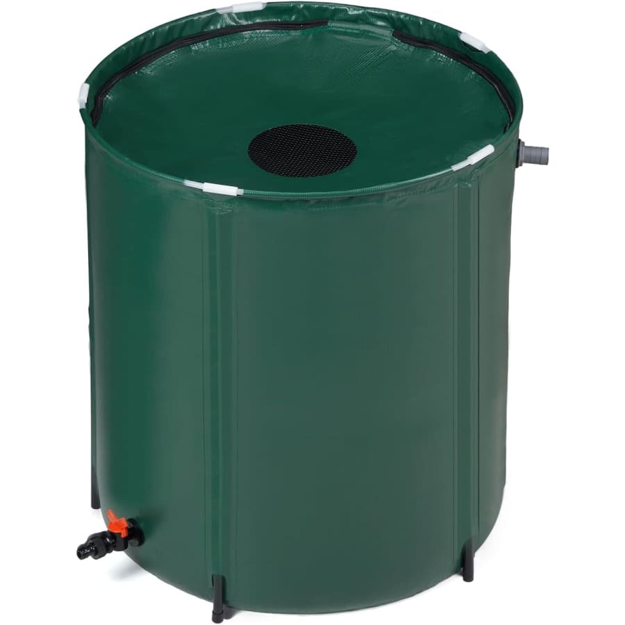 50-Gallon Folding Portable Rain Barrel: $30