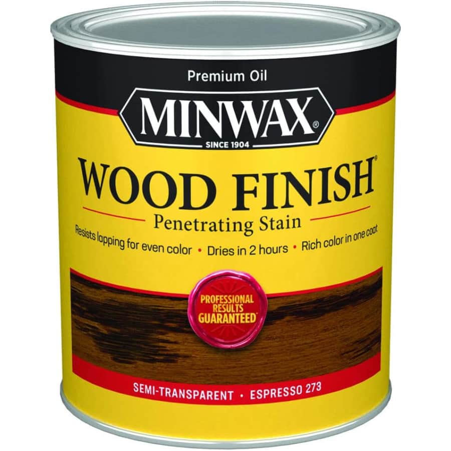 Minwax Wood Finish 1-Quart Tin: $12 Minwax Wood Finish 1-Quart Tin: $12