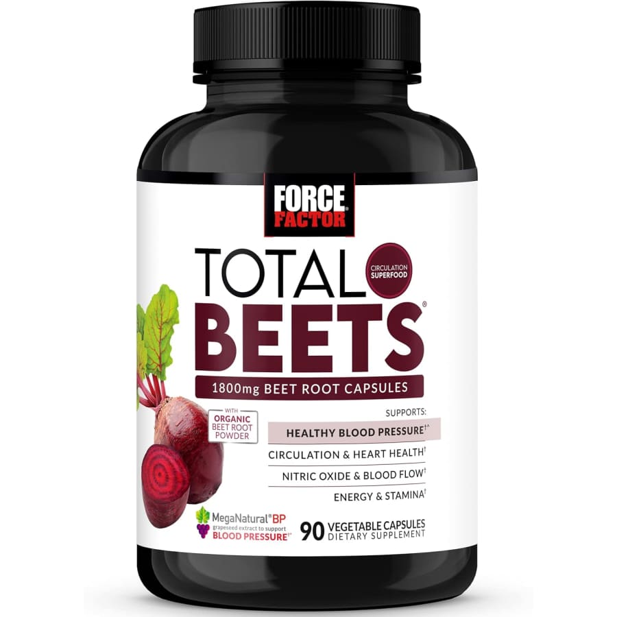 Force Factor Total Beets 90-Count 1800mg Supplement: $14 w/ Subscribe & Save