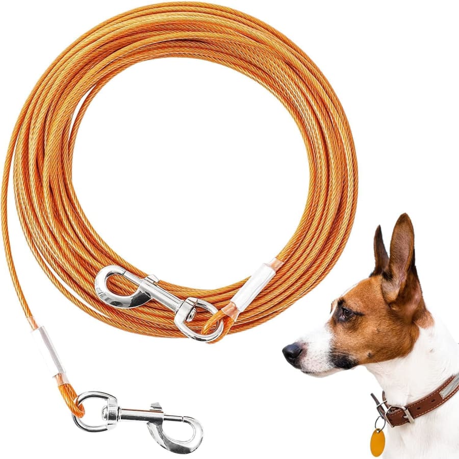 10-Foot Tie Out Dog Cable: $6.99