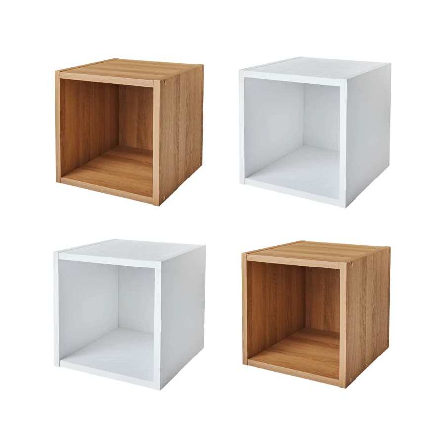 Better Homes & Gardens Wall Mounted Cube Shelf 4-Pack: $60 Better Homes & Gardens Wall Mounted Cube Shelf 4-Pack: $60