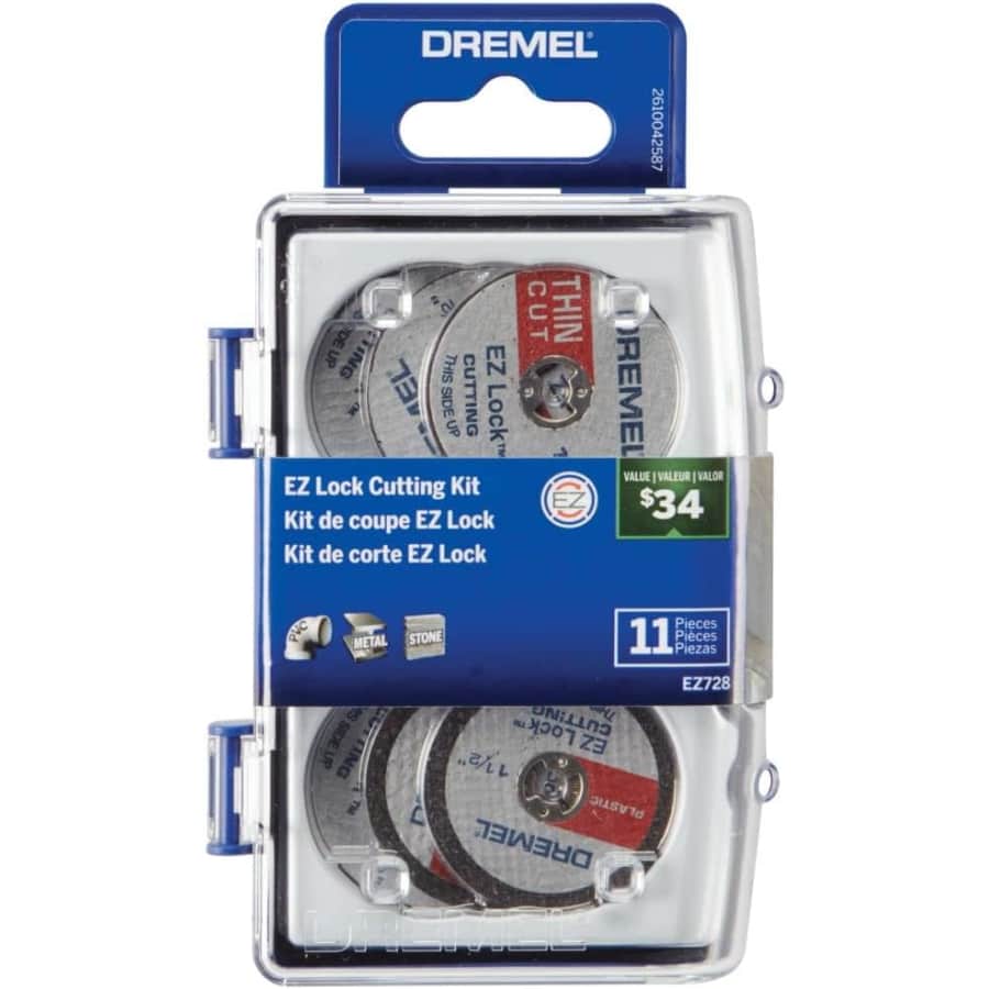 Dremel 11-Piece EZ Lock Cutting Accessory Micro Kit: $20