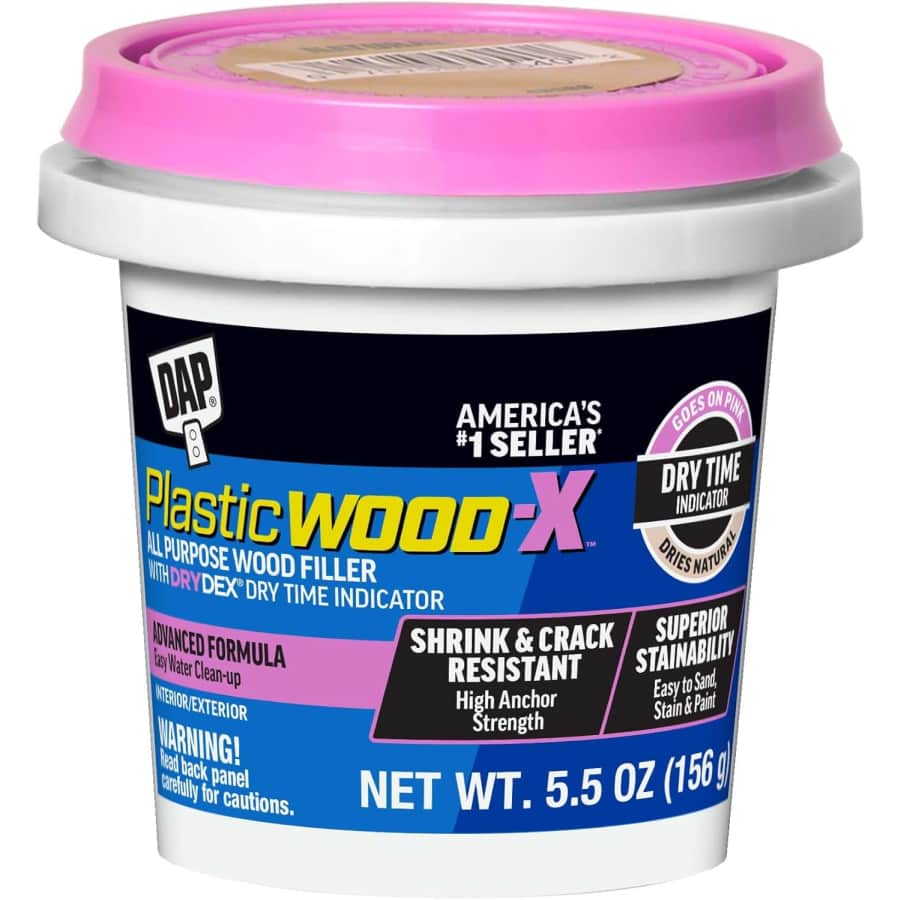 DAP Natural Plastic Wood-X w/ Drydex 5.5-oz. Tub: $4.97