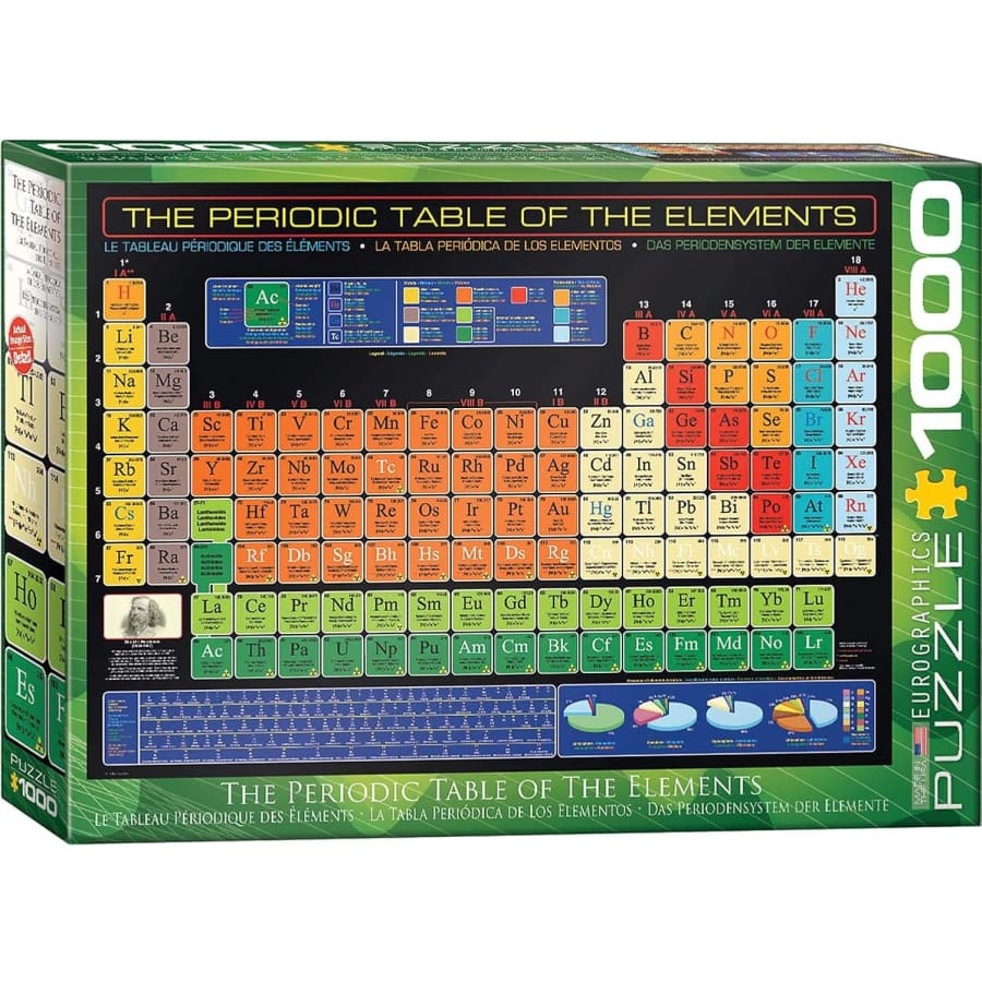 EuroGraphics Periodic Table of Elements 1000-Piece Puzzle: $6.34