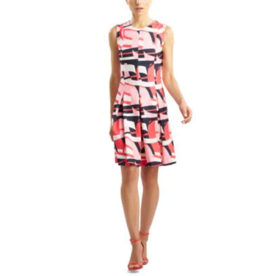 Natori Women's Printed Pleated A-Line Dress: $29.96