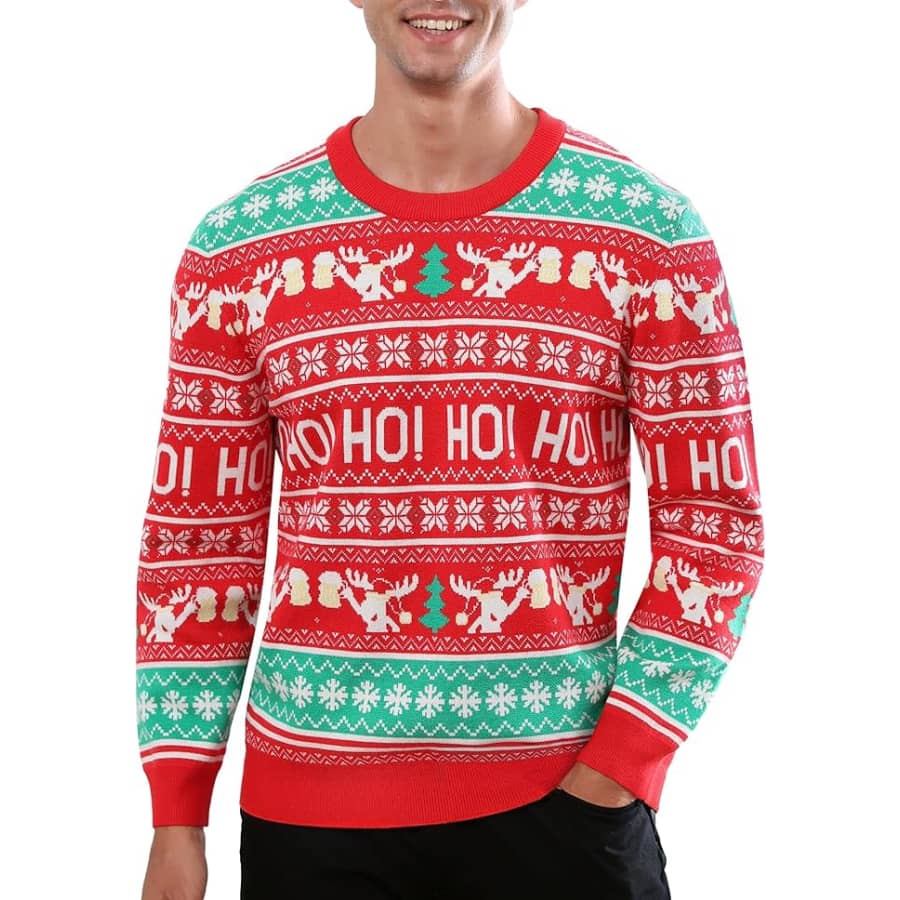 Roadbox Men's Ugly Christmas Sweater: From $19 Roadbox Men's Ugly Christmas Sweater: From $19