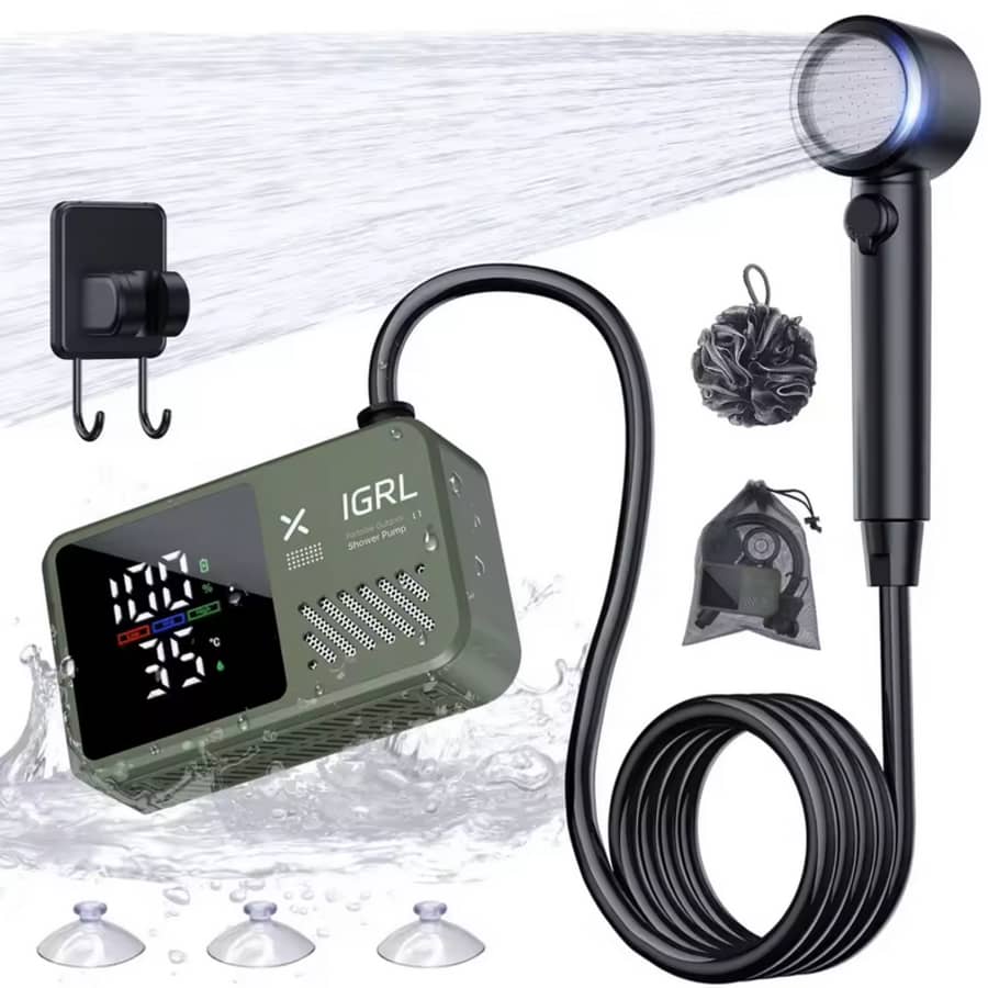 Portable Camping Shower: $27