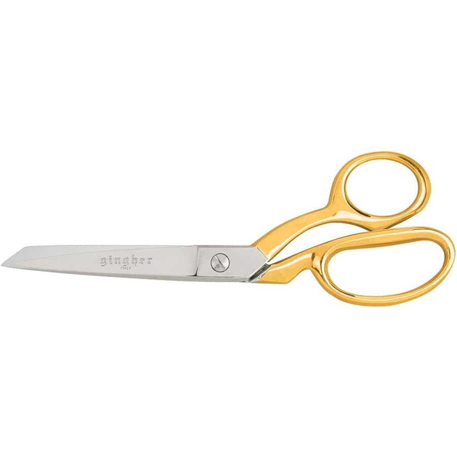 Fiskars Gingher 8" Gold Handle Knife Edge Bent Shears: $32