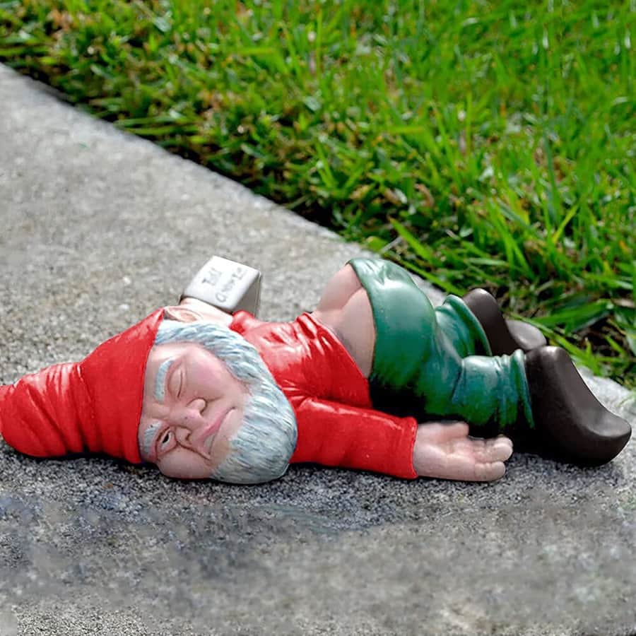 Drunk Garden Gnome Statue: $9.99 Drunk Garden Gnome Statue: $9.99