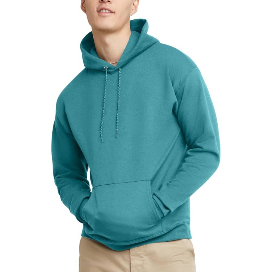 Hanes Men's EcoSmart Fleece Hoodie: $8.72