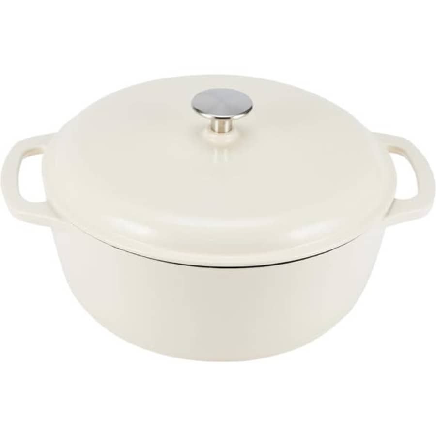 Amazon Basics 6-Quart Cast Iron Dutch Oven: $29.99