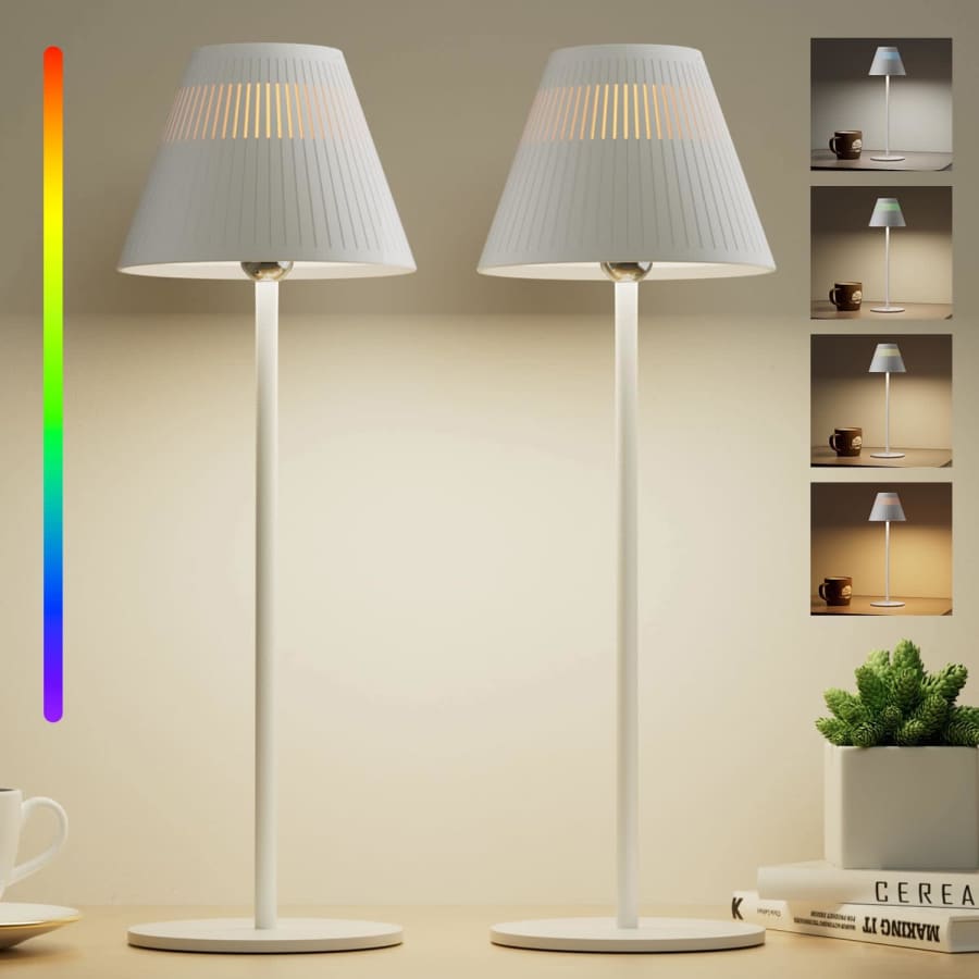 Honeywell Cordless Rechargeable Table Lamps 2-Pack: $19.98