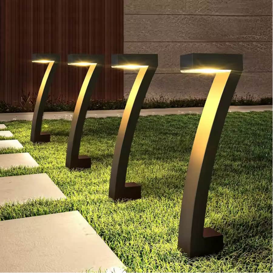 Solar LED Path Light 6-Pack: $22