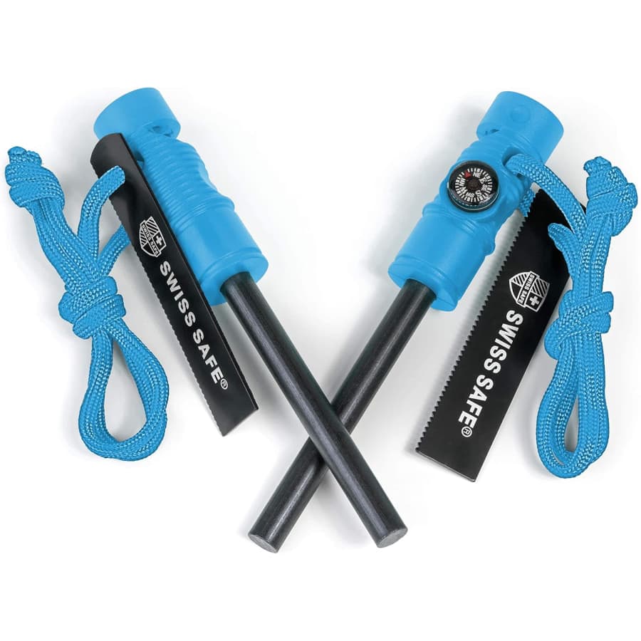 Swiss Safe 5-in-1 Fire Starter Survival Tool: $12 Swiss Safe 5-in-1 Fire Starter Survival Tool: $12