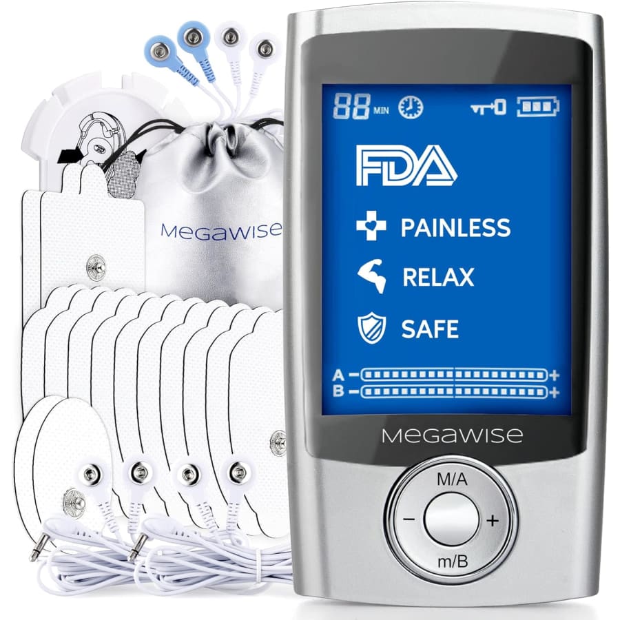 MegaWise 48-Mode EMS TENS Unit w/ 14 Pads: $19.20